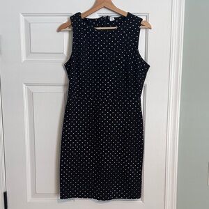 Women’s Fitted Sheath Polka Dot Dress M